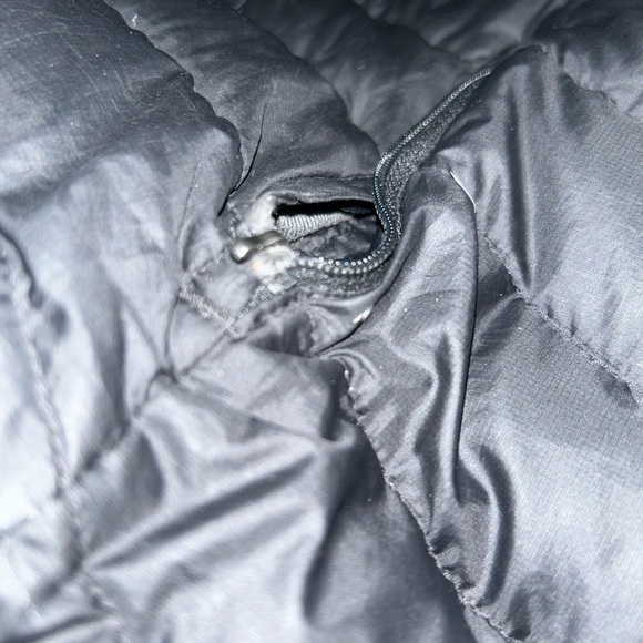 Girls Patagonia black puff jacket size M size 10 unisex - Picture 6 of 8